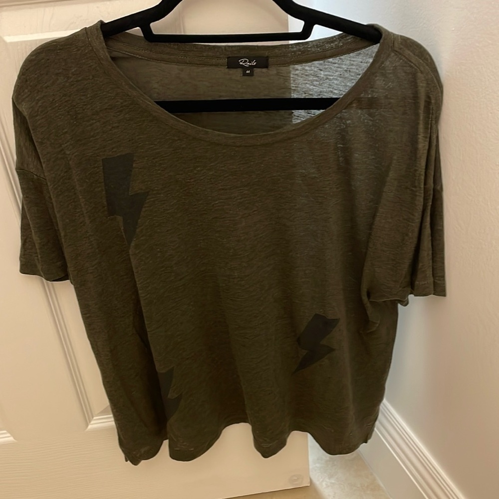 Rails Olive Short Sleeve Tee